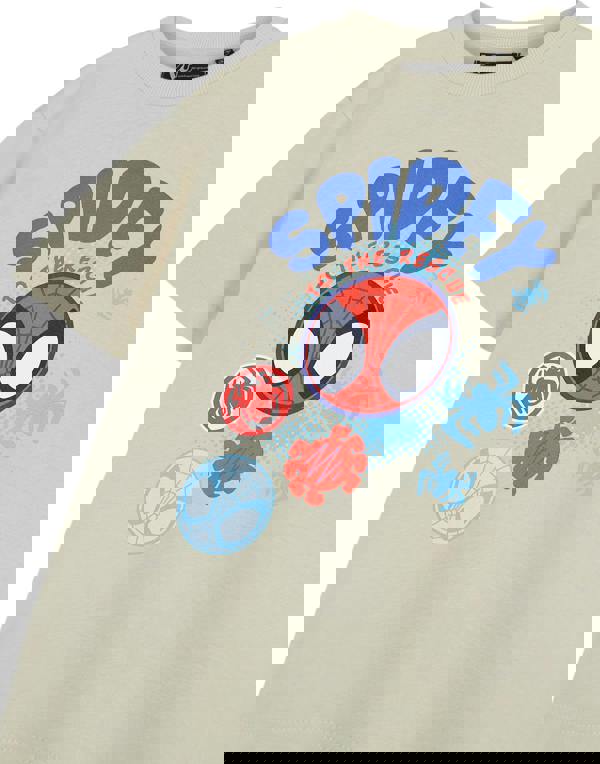 Spiderman Spidey and His Amazing Friends Boys Beige To The Rescue Short Sleeved T-Shirt