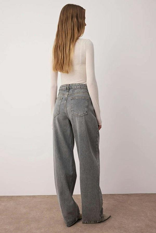 WOVCOR High Waist Baggy Jeans