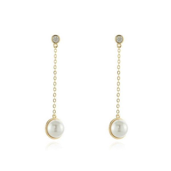 Cachet London Paris Gold Drop Earrings