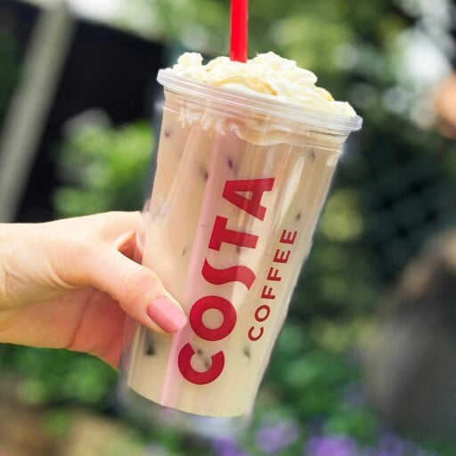 Costa Coffee Iced Coffee Cup with Straw Gift Set