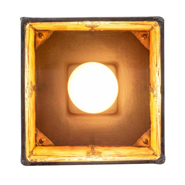 Orange Amber Toned Tiffany Stained Glass Lamp with Dragonfly Decor Image 5