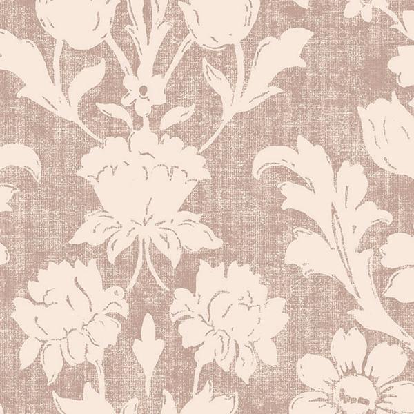 Laura Ashley Semington Silhouette Plaster Pink wallpaper