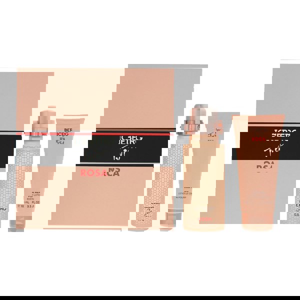 Iceberg Twice Rosa 2 Piece Gift Set: Eau De Toilette 125ml - Body Lotion 100ml