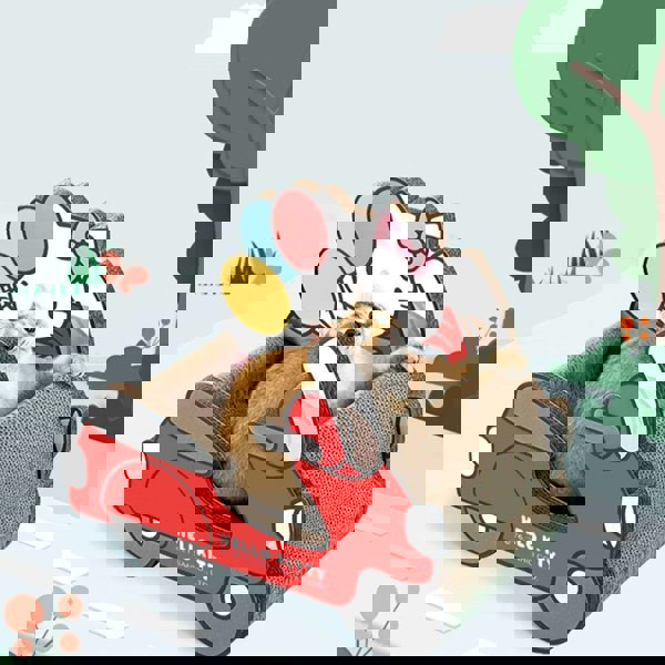 Pipi's Car, Cat Scratching Post, Cat Scratchers, Cat Toy, Cardboard-Weilai concept-Weilai Concept