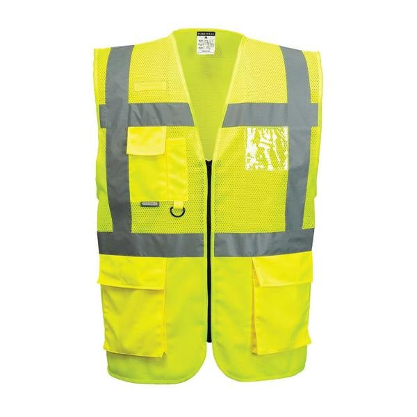 Madrid Hi-Vis Half Mesh Executive Vest - Hi-Vis Trousers