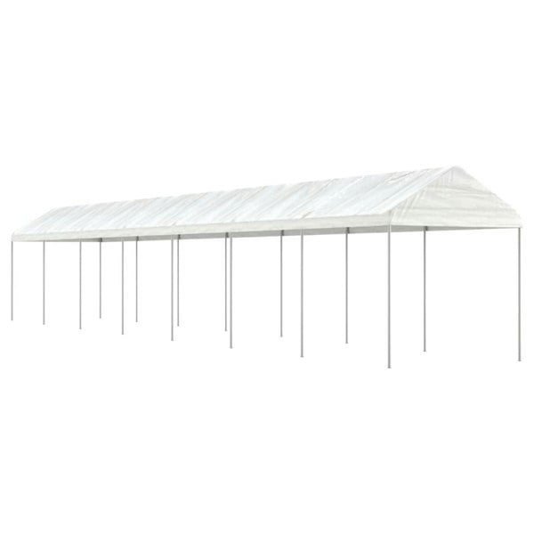 Berkfield Gazebo with Roof White 15.61x2.28x2.69 m Polyethylene