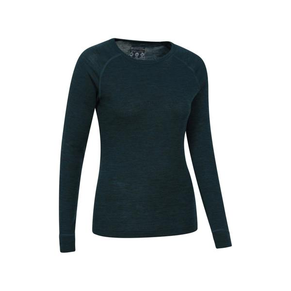 Mountain Warehouse Womens/Ladies Merino II Thermal Top - Teal - 