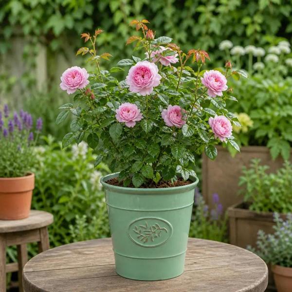 3L Mum In A Million Pink Rose Bush - Beautiful Flowering Plant Gift