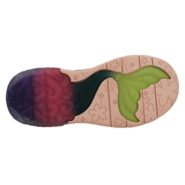 Clarks Girls Clarks Rainbow And Mermaid Tail Design Trainers Tidal Star K