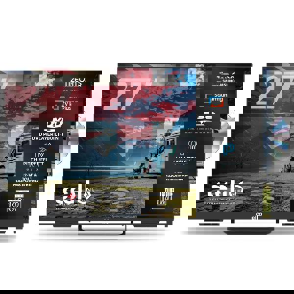 Cello 27 inch Smart Samsung Plus 12-Volt Traveller TV with DVD Player