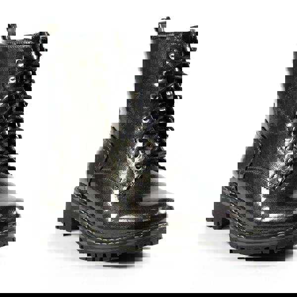 Lunar Womens/Ladies Nala Ankle Boots - Grey - 