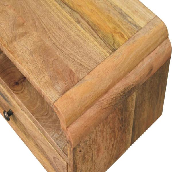 Artisan Furniture Solid mango wood Avora Wall-Mounted Bedside