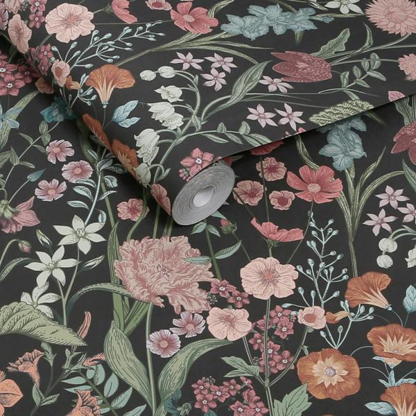 Next Night Botanical Floral Wallpaper