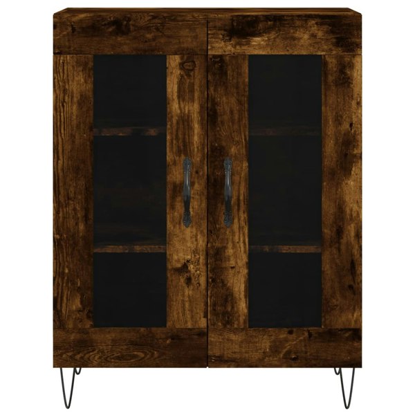 Berkfield Sideboard Smoked Oak 69.5x34x90 cm Engineered Wood