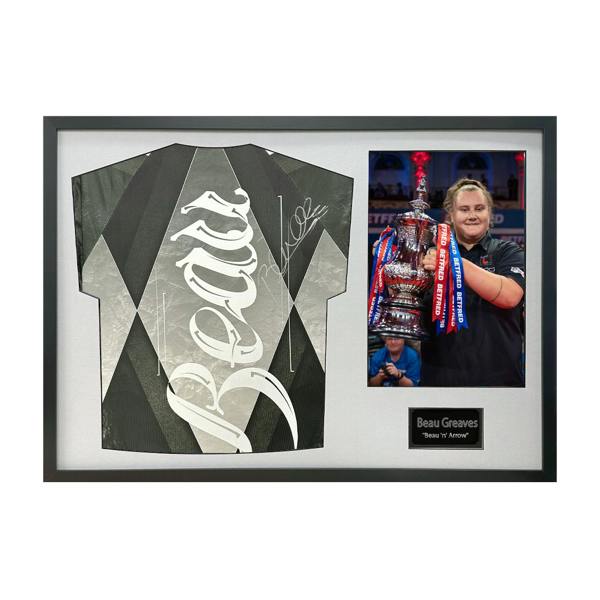 Beau Greaves Signed Match Issued Shirt Classic Frame