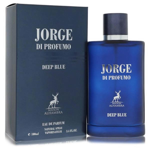 Maison Alhambra Maison Alhambra Jorge Di Profumo Deep Blue by Maison Alhambra Eau De Parfum Spray 3.4 oz for Men 100 ml