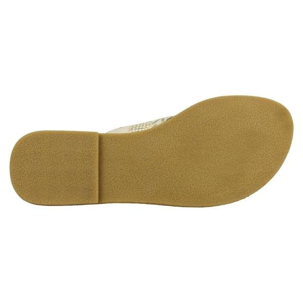 Savannah Ladies Savannah Cross Strap Patterned Mules