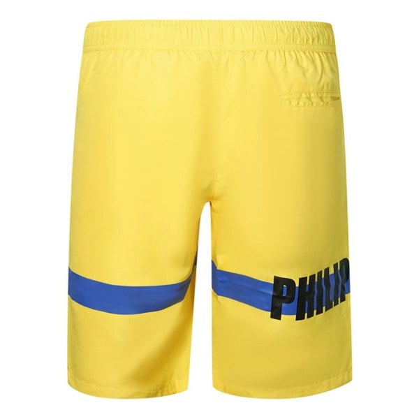 Philipp Plein TM Skull And Bones Swim Shorts - Yellow