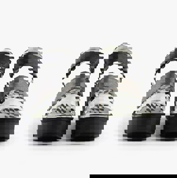 Fly London BEXY575FLY Womens Sandals Silver/Graphite/Black