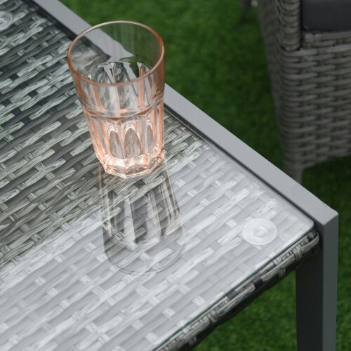 Wyld Haus Visano Rattan Outdoor Side Table With Wicker Finish For Patio