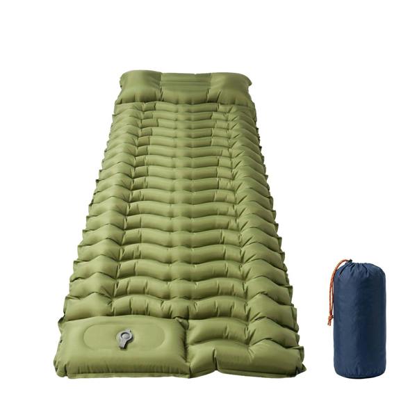 Mountview Camping Sleeping Pad Ultralight Inflatable Mat Built In Pump Packable