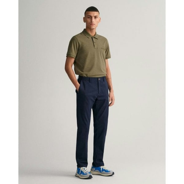 GANT Mens Slim Fit Tech Prep™ Chinos - 410 Marine