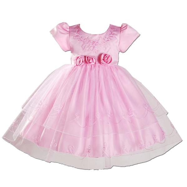 Cinda Floral Party Christening Dress