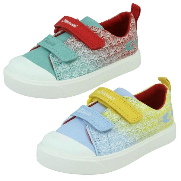 Clarks Girls Clarks Disney Little Mermaid Shoes City Shell T
