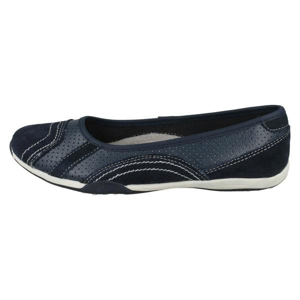 Down to Earth Ladies Down To Earth Flat Ballerina Shoes
