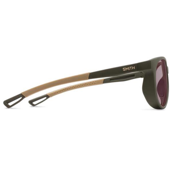 Smith Sunglasses Seeker DLD EI Matte Forest ChromaPop Low Light Rose