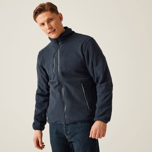 Regatta Mens Omicron III Waterproof Fleece Jacket - Navy