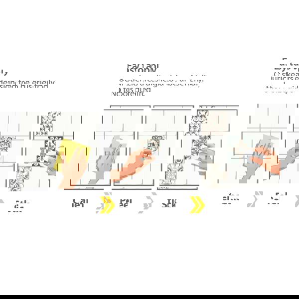 WALPLUS WT1598 - Vintage Victorian Wall Tile Stickers - 15 cm x 15 cm - 24 pcs