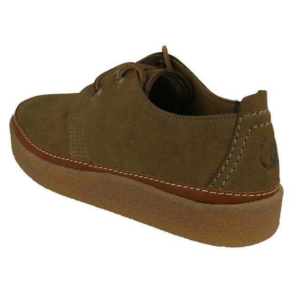 Clarks Mens Clarks Casual Crepe Sole Lace Up Shoes Clarkwood Low