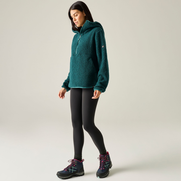 Regatta Womens Elindra Water Repellent Half Zip Fleece - Mediterranea