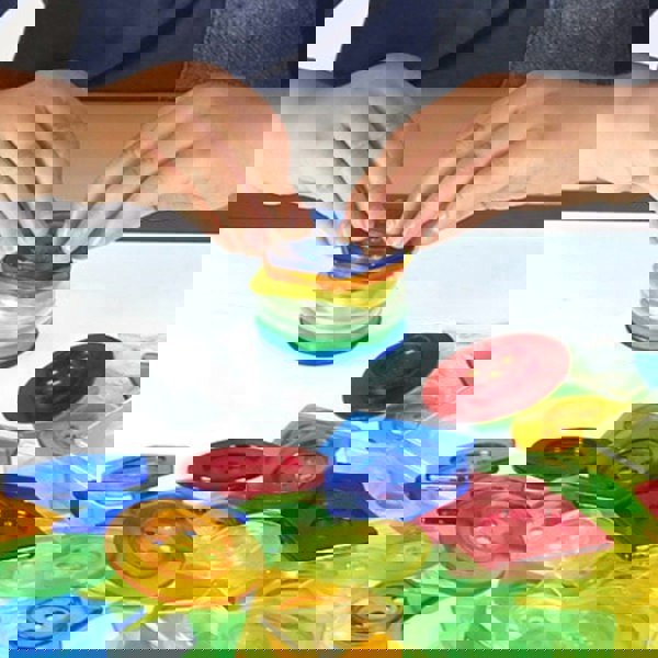 tickit Stackable Translucent Buttons