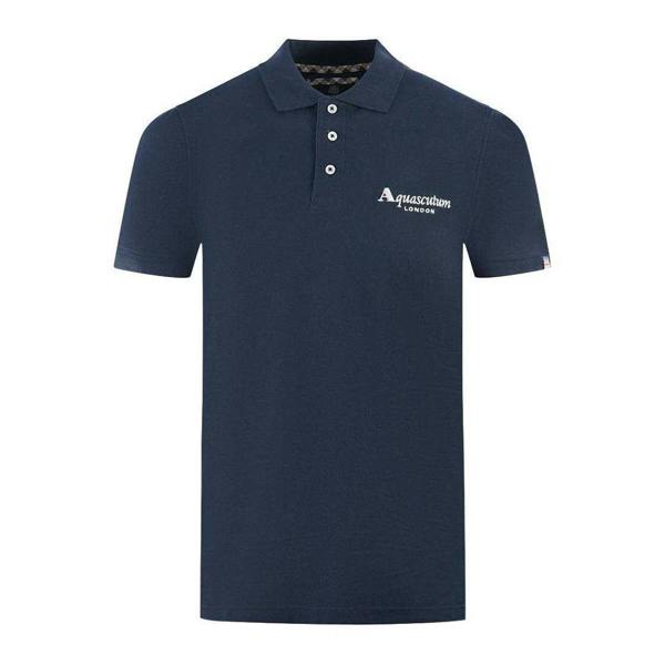 Aquascutum Unisex Adult London Classic Polo Shirt - Navy - 