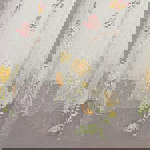 Embroidery featured on the tulle