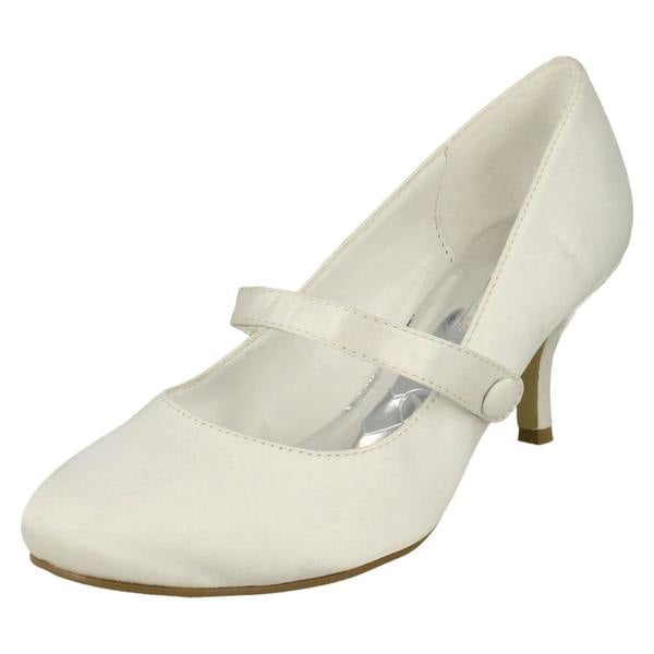 Anne Michelle Ladies Anne Michelle Low Heel Wedding Shoes