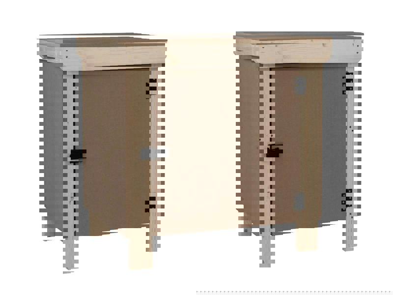 Arbor Garden Solutions Wooden MDF Top Workbench With Lockable Cupboard (V.9)