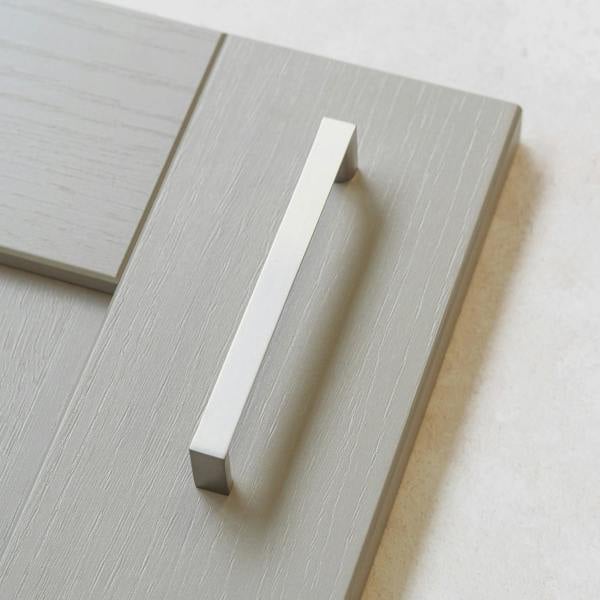 Handle & Home Brushed Nickel Square D Handles