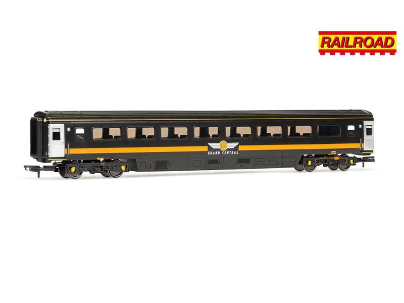 Hornby Railroad Mk3 HST TSO Coach Grand Central 42402