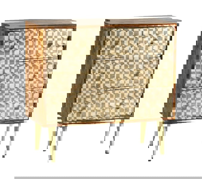 IH Design Camille Retro 4 Drawer Chest