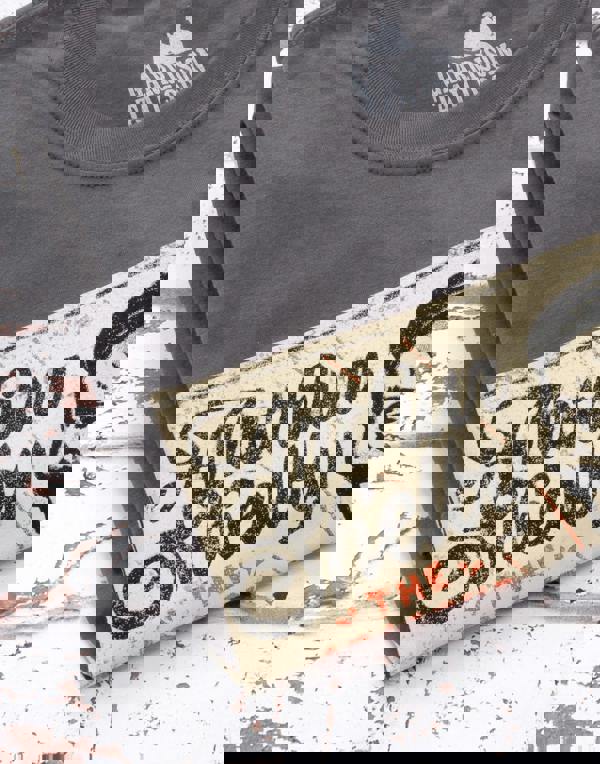 Peaky Blinders Mens Grey Arthur Shelby Short Sleeved T-Shirt