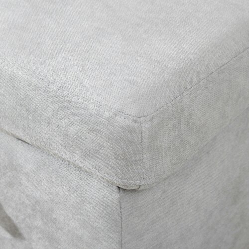 Wyld Haus Tafaha Light Grey Pull Out Sofa Bed With Storage and Side Pockets