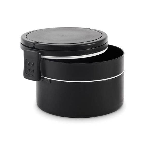 MidOcean Ensala Polypropylene Two Tier 950ml Lunch Box - Black - 