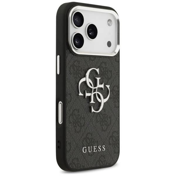 Guess Big 4G Classic Logo Case for iPhone 17 Pro Max 6.9" Black - GUHCP17XP4G4SMCK