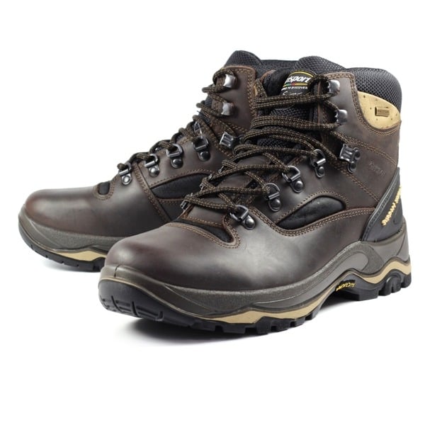 Grisport Mens Quatro Waxy Leather Walking Boots - Brown