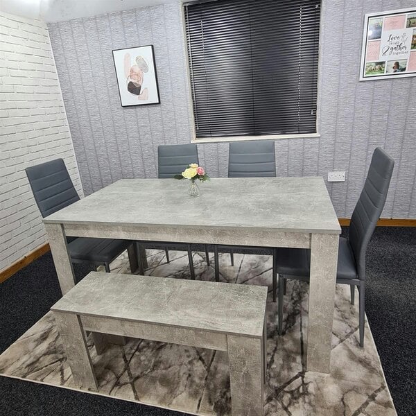 Kosy Koala Dining Table Set with 4 Chairs Dining Room and Kitchen table set of 4, and Bench