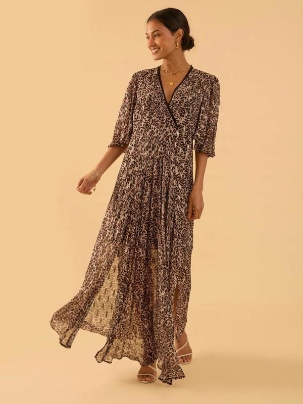 Rose & Nancy Sienna Print Dress