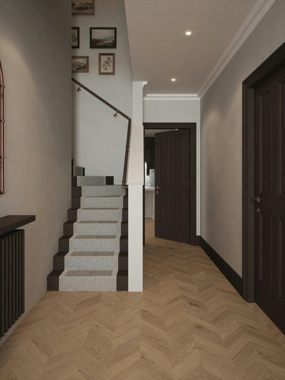 Handrails Direct Wroxall Ebony Single-Winder Handrail